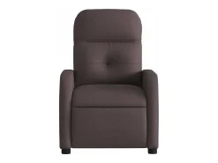 Poltrona* Poltrona Reclinável | Poltrona Confortável Relax tecido -escuro SHL230970 Castanho