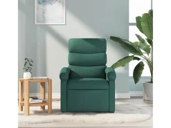 Poltrona| Poltrona Reclinável | Poltrona Confortável Relax tecido verde-escuro SHL753534 Verde pinho