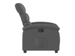 Poltrona Reclinável | Poltrona Confortável Relax tecido cinzento-escuro SHL502840^ Poltrona