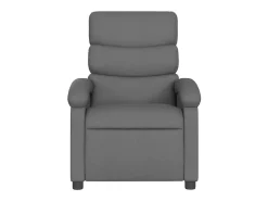 Poltrona Reclinável | Poltrona Confortável Relax tecido cinzento-escuro SHL502840^ Poltrona