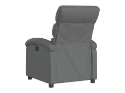 Poltrona Reclinável | Poltrona Confortável Relax tecido cinzento-escuro SHL502840^ Poltrona