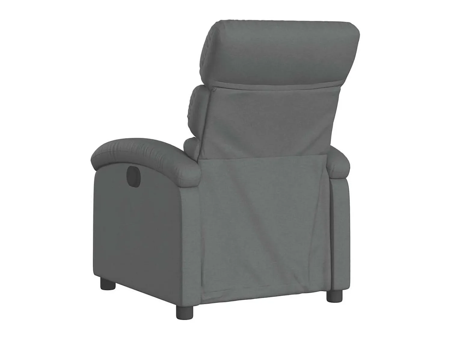 Poltrona Reclinável | Poltrona Confortável Relax tecido cinzento-escuro SHL502840^ Poltrona