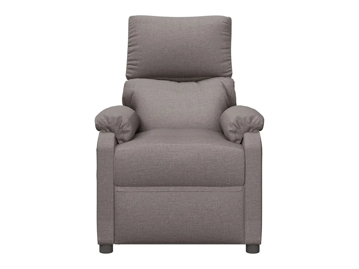 Poltrona* Poltrona Reclinável | Poltrona Confortável Relax tecido cinzento-acastanhado SHL117789 Taupe