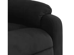 Poltrona| Poltrona Reclinável | Poltrona Confortável Relax tecido de microfibra SHL367418 Preto