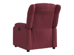 Clearance Poltrona Reclinável | Poltrona Confortável Relax tecido tinto SHL514963 Vermelho