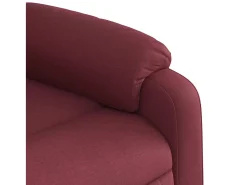 Clearance Poltrona Reclinável | Poltrona Confortável Relax tecido tinto SHL514963 Vermelho