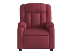 Clearance Poltrona Reclinável | Poltrona Confortável Relax tecido tinto SHL514963 Vermelho