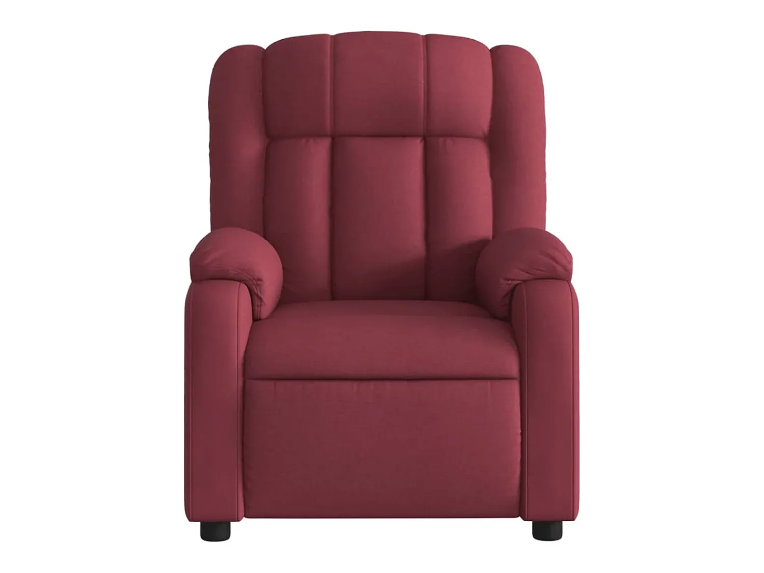Clearance Poltrona Reclinável | Poltrona Confortável Relax tecido tinto SHL514963 Vermelho
