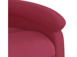 Discount Poltrona Reclinável | Poltrona Confortável Relax veludo tinto SHL634783 Vermelho