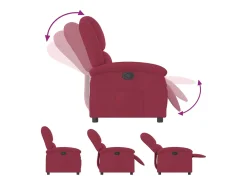 Discount Poltrona Reclinável | Poltrona Confortável Relax veludo tinto SHL634783 Vermelho