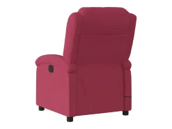 Discount Poltrona Reclinável | Poltrona Confortável Relax veludo tinto SHL634783 Vermelho