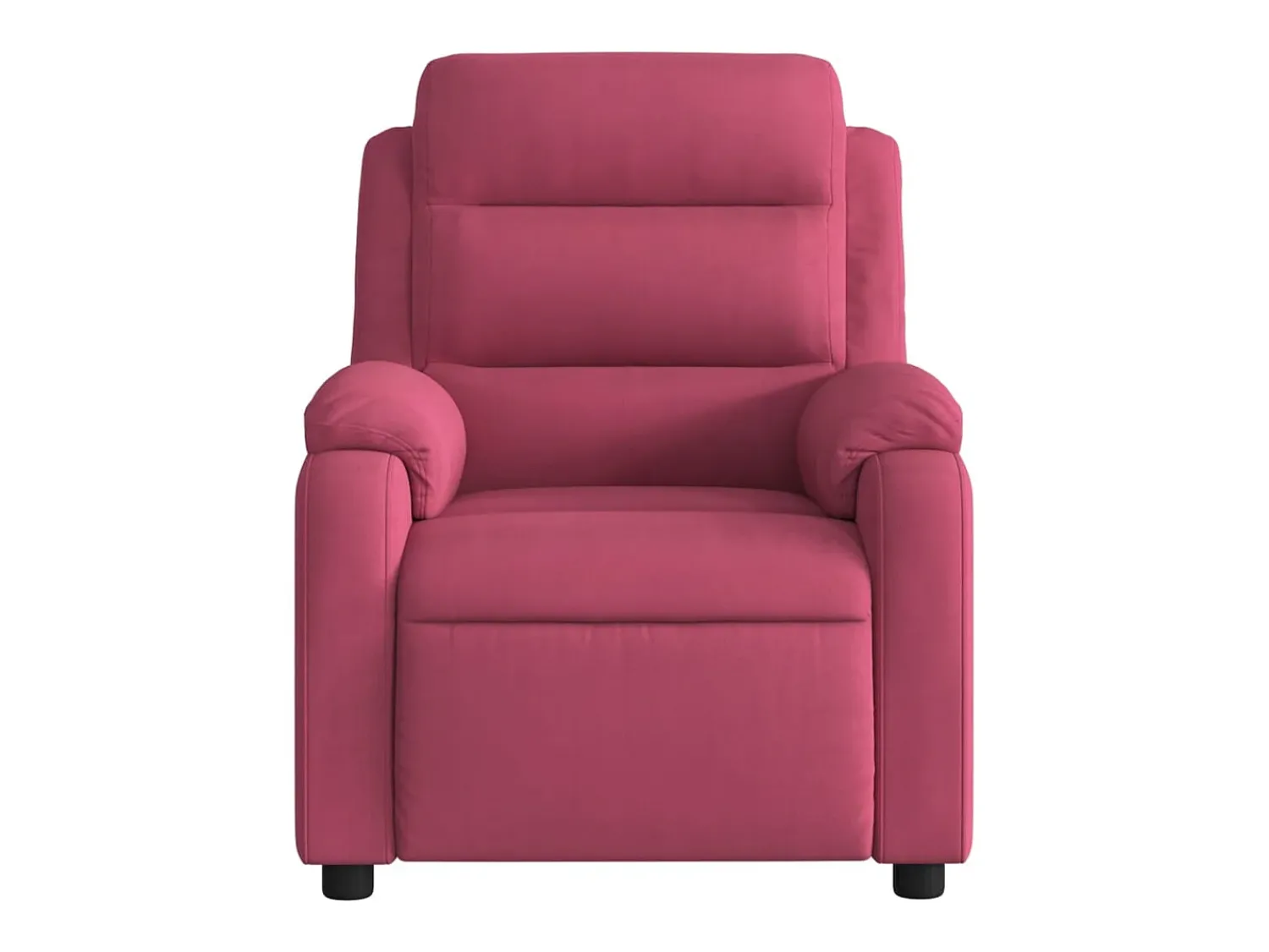 Online Poltrona Reclinável | Poltrona Confortável Relax veludo tinto SHL537040 Vermelho