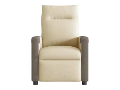 New Poltrona Reclinável | Poltrona Confortável Relax tecido cor SHL377302 Creme