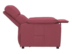 New Poltrona Reclinável | Poltrona Confortável Relax tecido tinto SHL108827 Vermelho