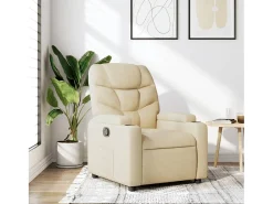 Poltrona Reclinável | Poltrona Confortável Relax tecido cor SHL169290 Creme