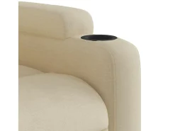 Poltrona Reclinável | Poltrona Confortável Relax tecido cor SHL169290 Creme
