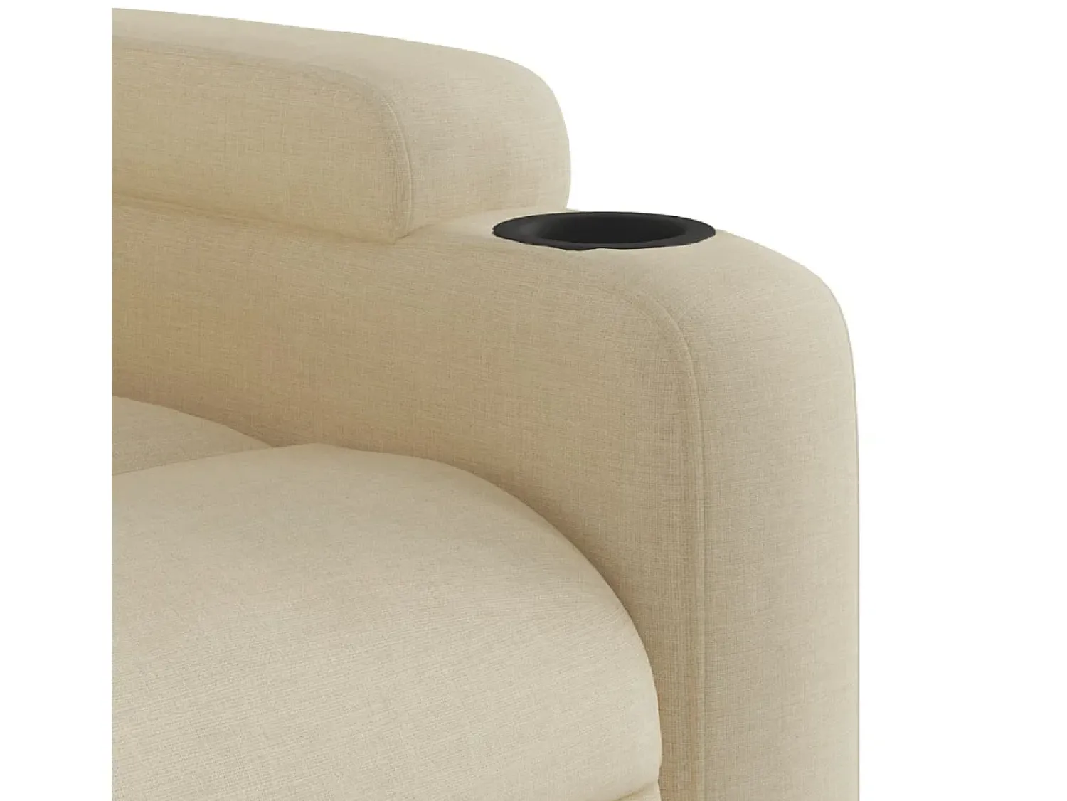 Poltrona Reclinável | Poltrona Confortável Relax tecido cor SHL169290 Creme