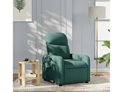 Poltrona Reclinável | Poltrona Confortável Relax tecido verde-escuro SHL427387^ Poltrona
