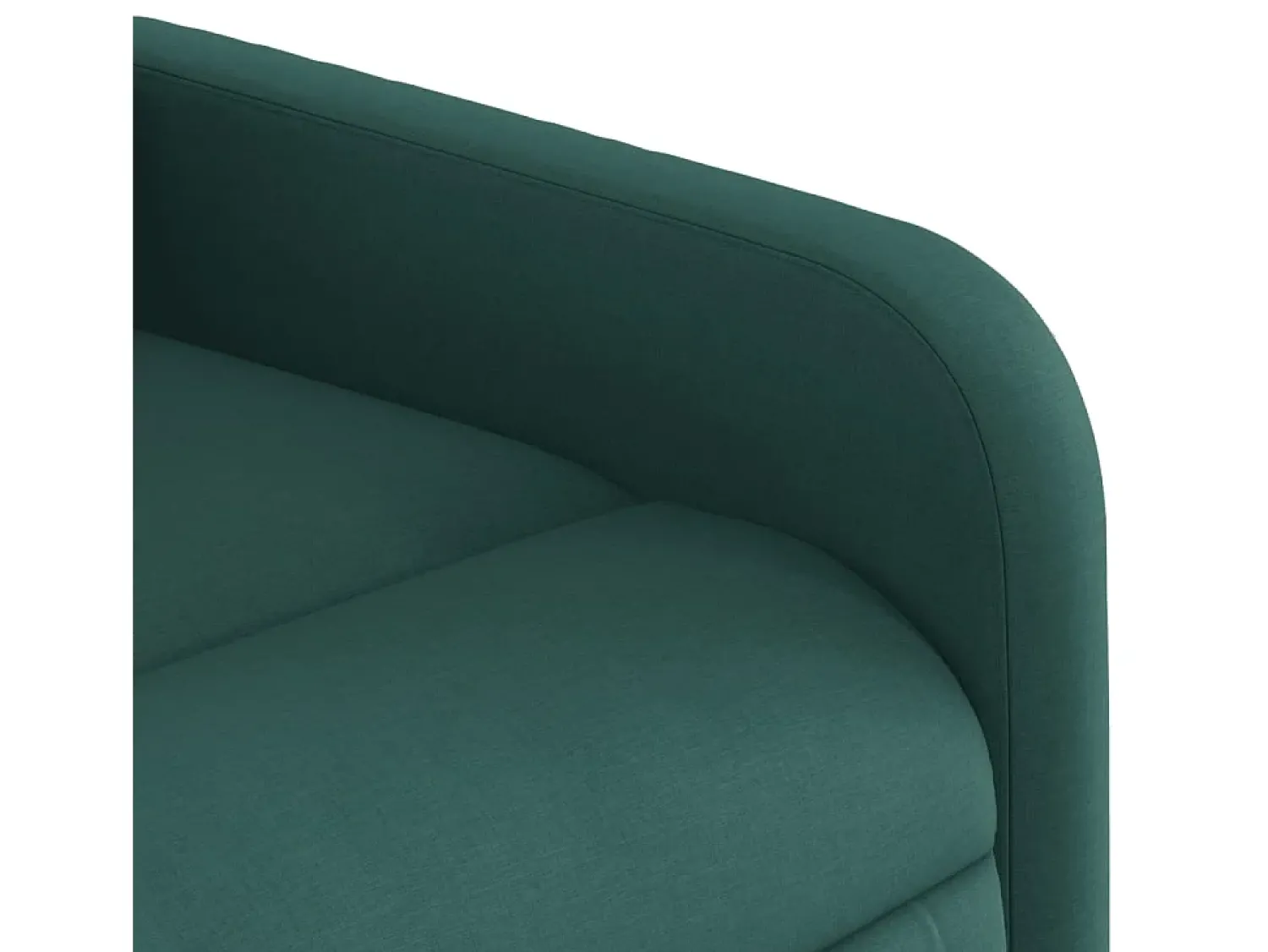 Poltrona Reclinável | Poltrona Confortável Relax tecido verde-escuro SHL427387^ Poltrona