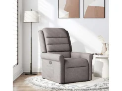 Poltrona Reclinável | Poltrona Confortável Relax tecido cinzento-acastanhado SHL426854^ Poltrona