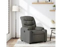 Poltrona* Poltrona Reclinável | Poltrona Confortável Relax tecido cinzento-escuro SHL360752 Cinza antracite