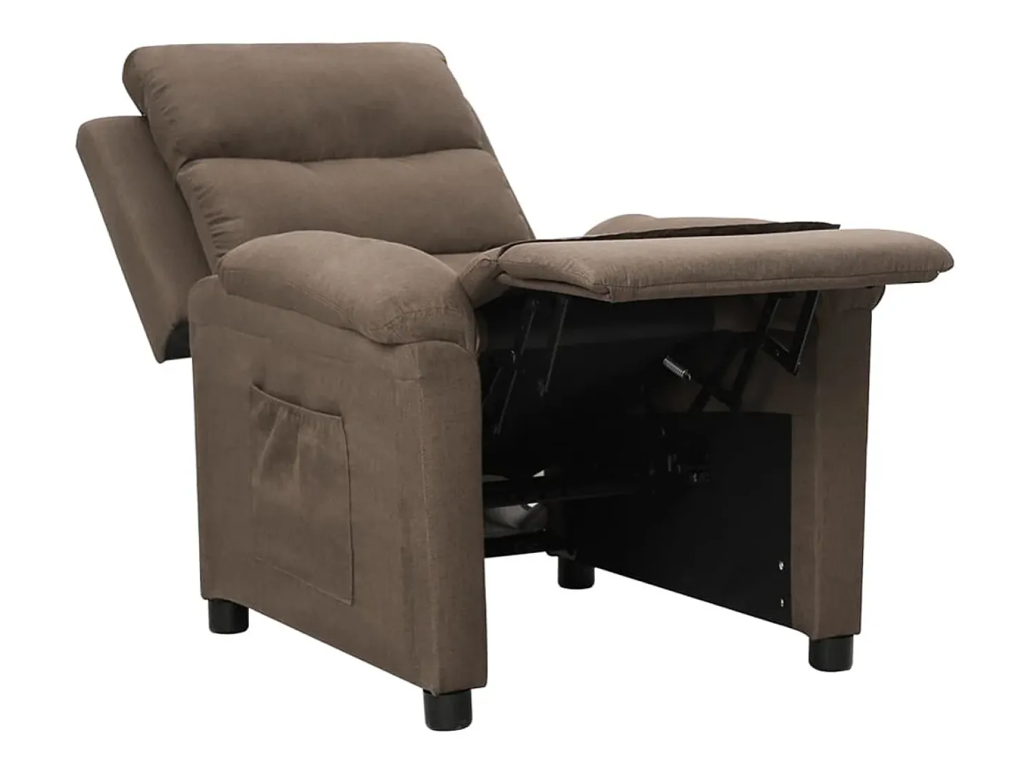 Online Poltrona Reclinável | Poltrona Confortável Relax tecido cinzento-acastanhado SHL81023 Taupe
