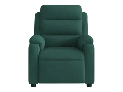 Poltrona Reclinável | Poltrona Confortável Relax veludo verde-escuro SHL839009^ Poltrona