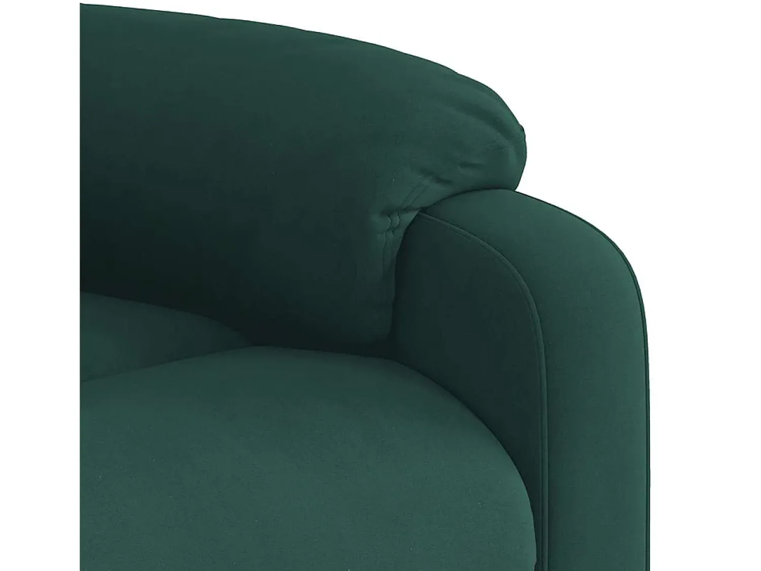 Poltrona Reclinável | Poltrona Confortável Relax veludo verde-escuro SHL839009^ Poltrona