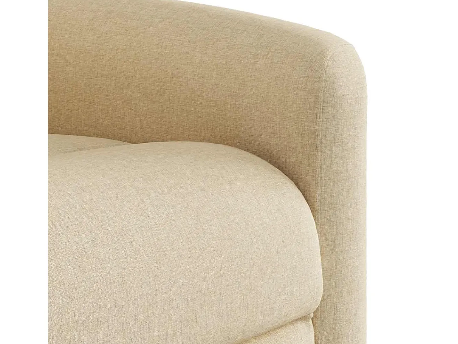 Clearance Poltrona Reclinável | Poltrona Confortável Relax tecido cor SHL811510 Creme