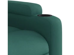 Poltrona Reclinável | Poltrona Confortável Relax tecido verde-escuro SHL248539^ Poltrona