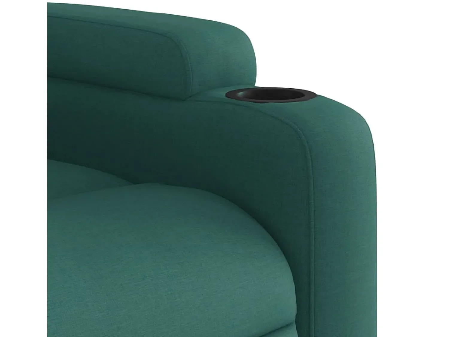 Poltrona Reclinável | Poltrona Confortável Relax tecido verde-escuro SHL248539^ Poltrona