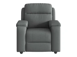 Best Poltrona Reclinável | Poltrona Confortável Relax tecido cinzento-escuro SHL441082 Cinza antracite