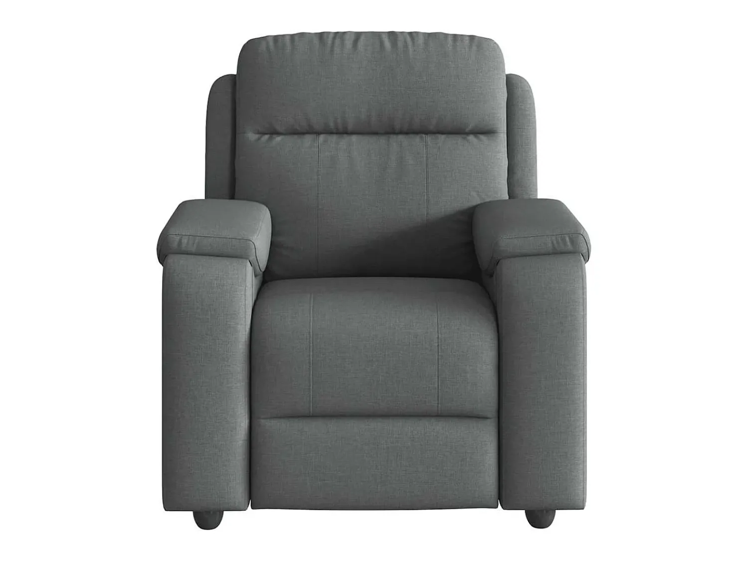 Best Poltrona Reclinável | Poltrona Confortável Relax tecido cinzento-escuro SHL441082 Cinza antracite