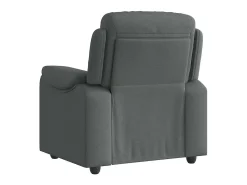 Best Poltrona Reclinável | Poltrona Confortável Relax tecido cinzento-escuro SHL441082 Cinza antracite