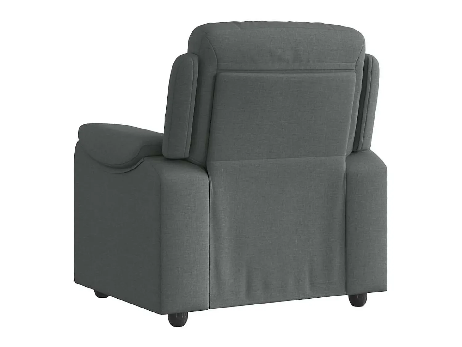 Best Poltrona Reclinável | Poltrona Confortável Relax tecido cinzento-escuro SHL441082 Cinza antracite