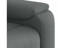 Best Poltrona Reclinável | Poltrona Confortável Relax tecido cinzento-escuro SHL441082 Cinza antracite