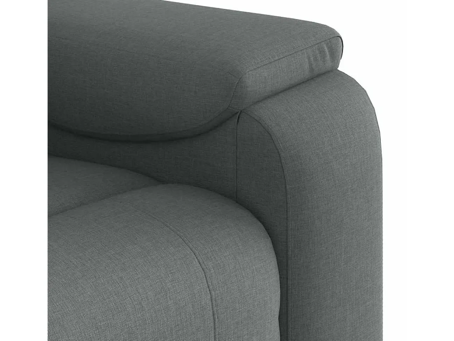 Best Poltrona Reclinável | Poltrona Confortável Relax tecido cinzento-escuro SHL441082 Cinza antracite