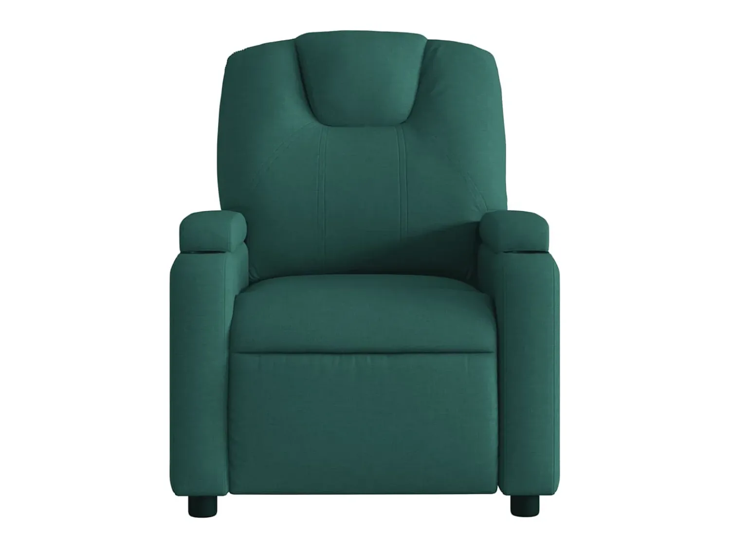 Hot Poltrona Reclinável | Poltrona Confortável Relax tecido verde-escuro SHL398444 Verde pinho