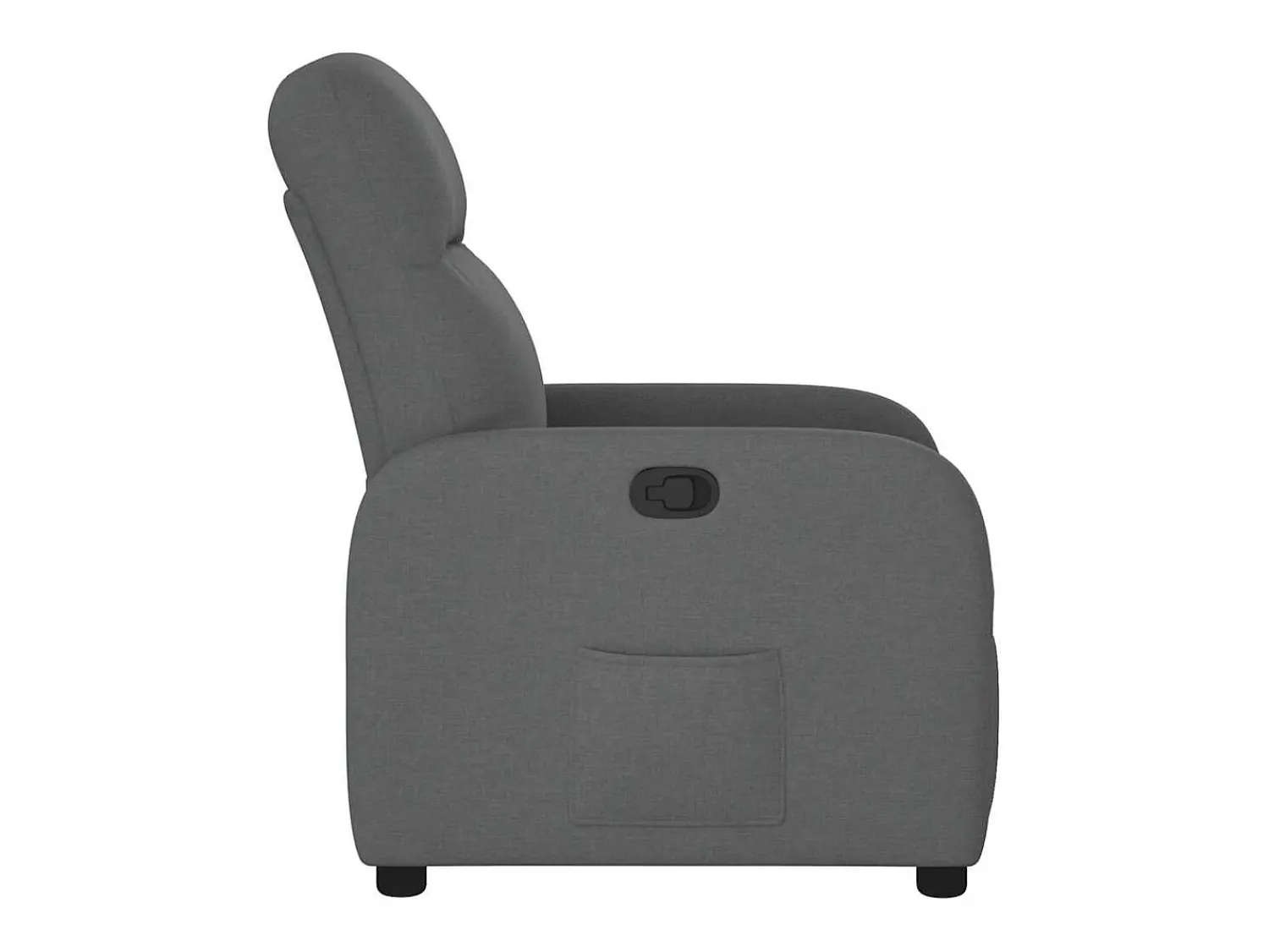 Poltrona| Poltrona Reclinável | Poltrona Confortável Relax tecido cinzento-escuro SHL463229 Cinza antracite