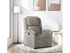 Poltrona* Poltrona Reclinável | Poltrona Confortável Relax tecido cinzento-acastanhado SHL224898 Taupe