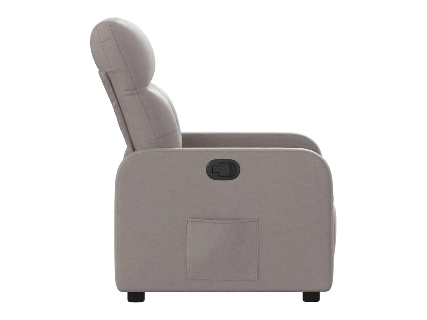 Poltrona| Poltrona Reclinável | Poltrona Confortável Relax tecido cinzento-acastanhado SHL142126 Taupe