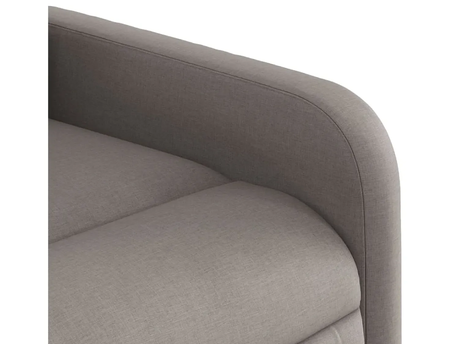 Poltrona| Poltrona Reclinável | Poltrona Confortável Relax tecido cinzento-acastanhado SHL142126 Taupe