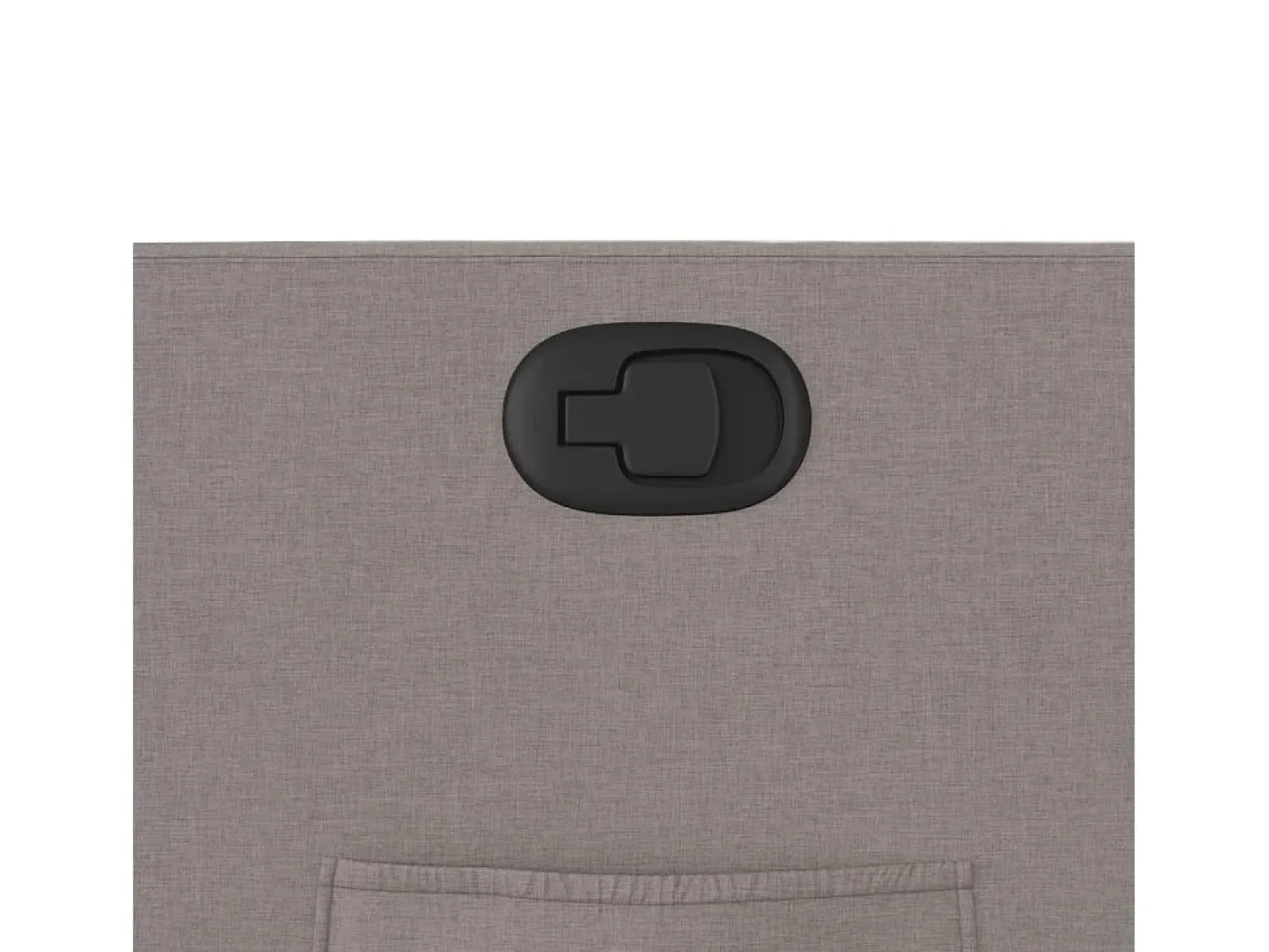 Poltrona| Poltrona Reclinável | Poltrona Confortável Relax tecido cinzento-acastanhado SHL142126 Taupe