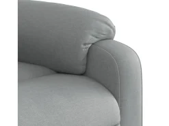 Poltrona* Poltrona Reclinável | Poltrona Confortável Relax tecido -claro SHL819168 Cinzento