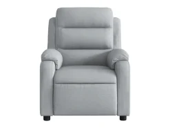 Poltrona| Poltrona Reclinável | Poltrona Confortável Relax tecido -claro SHL732979 Cinzento