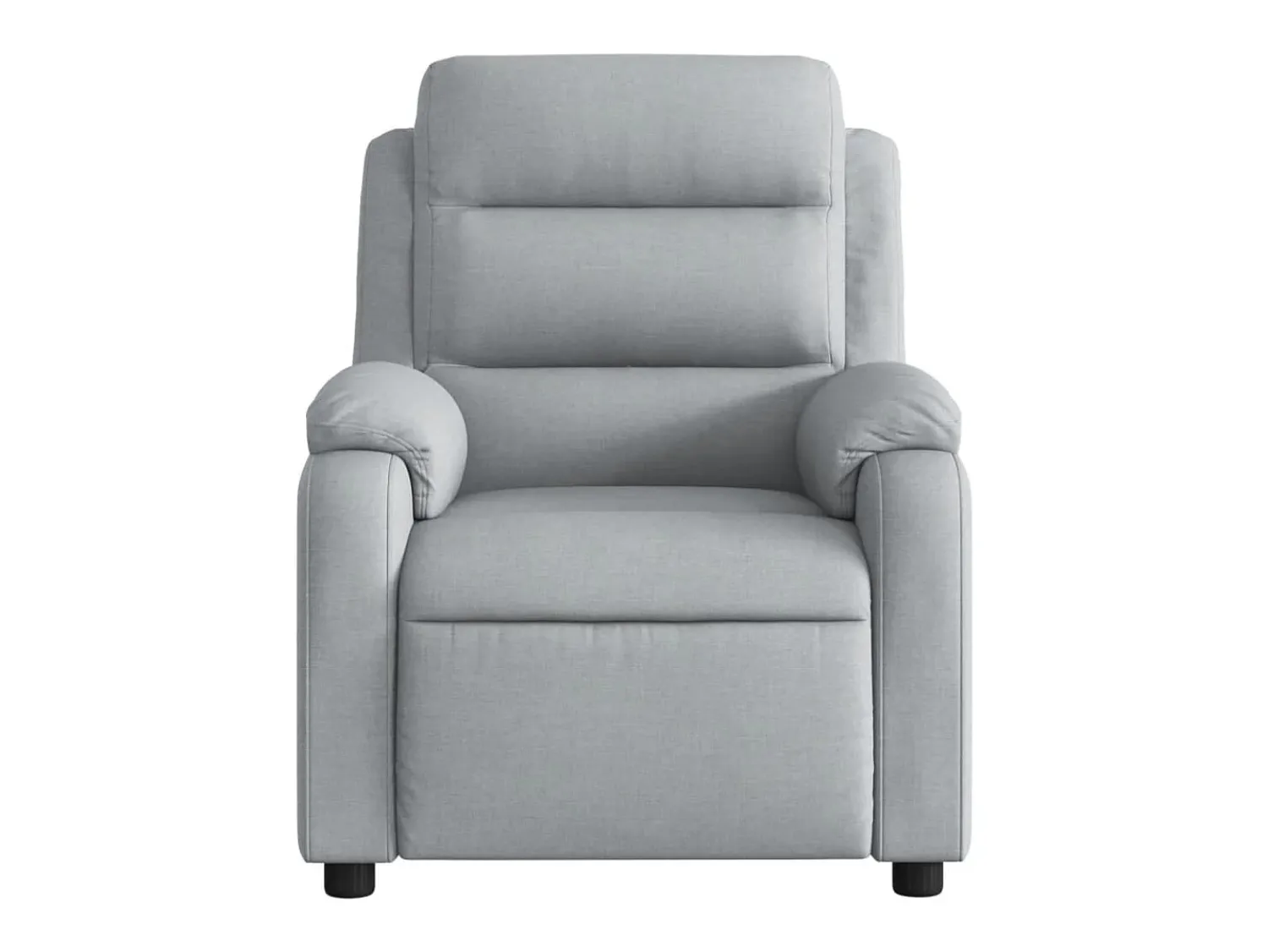 Poltrona| Poltrona Reclinável | Poltrona Confortável Relax tecido -claro SHL732979 Cinzento