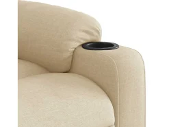 Best Poltrona Reclinável | Poltrona Confortável Relax tecido cor SHL894424 Creme