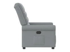 Poltrona Reclinável | Poltrona Confortável Relax tecido -claro SHL855509^ Poltrona