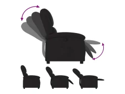 Poltrona| Poltrona Reclinável | Poltrona Confortável Relax tecido SHL262634 Preto