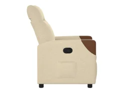 Poltrona| Poltrona Reclinável | Poltrona Confortável Relax tecido cor SHL793548 Creme
